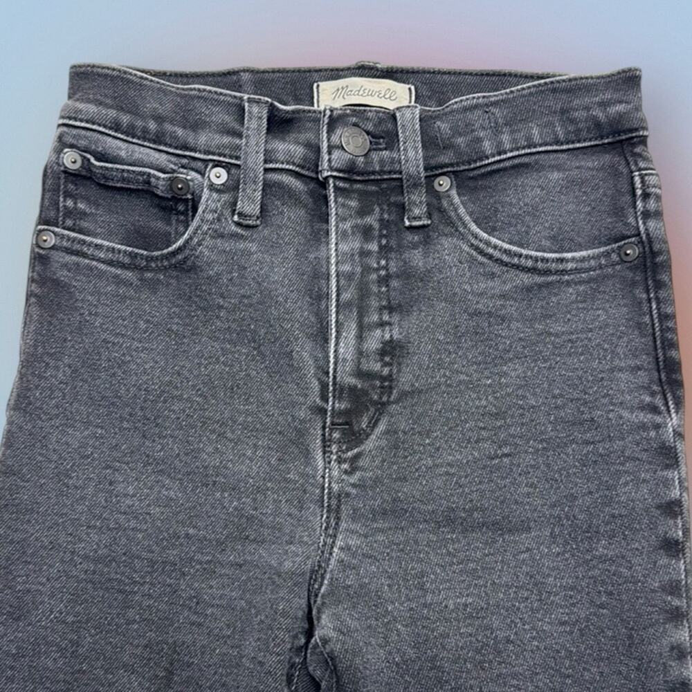 Madewell Women's 25 Black CALI DEMI-BOOT Jeans